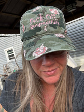 Load image into Gallery viewer, Fuck Off, ladies baseball hat