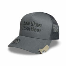 Load image into Gallery viewer, Save Water, Drink Beer SnapBack Trucker Hat